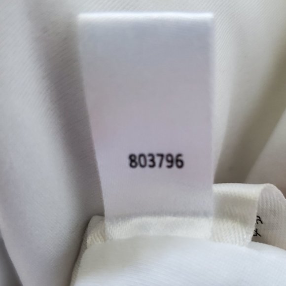 White House Black Market (Medium White top and cream strips) - Picture 8 of 8